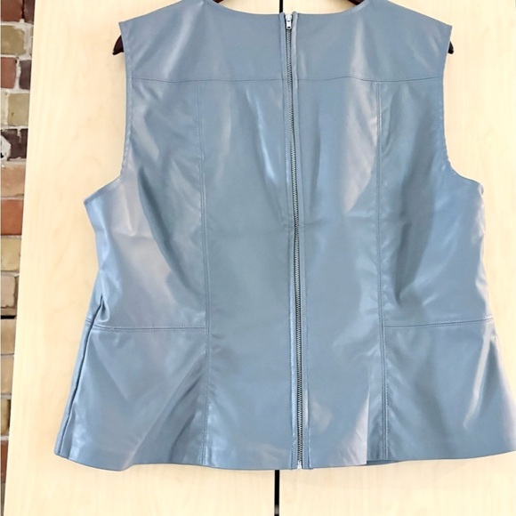 H&M 'Divided' Faux Leather Tank - Size XL - Picture 3 of 8